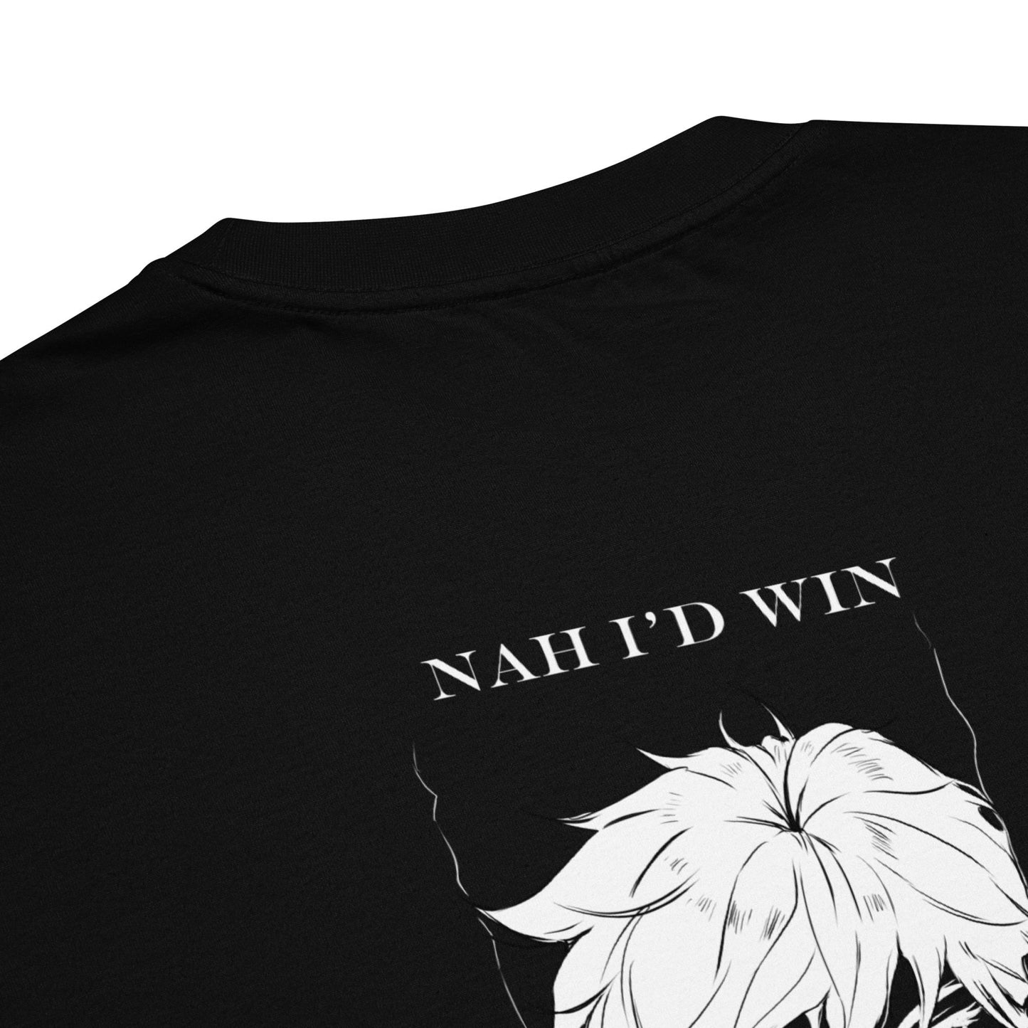 Gojo "Nah I'd Win" oversized t-shirt (black)