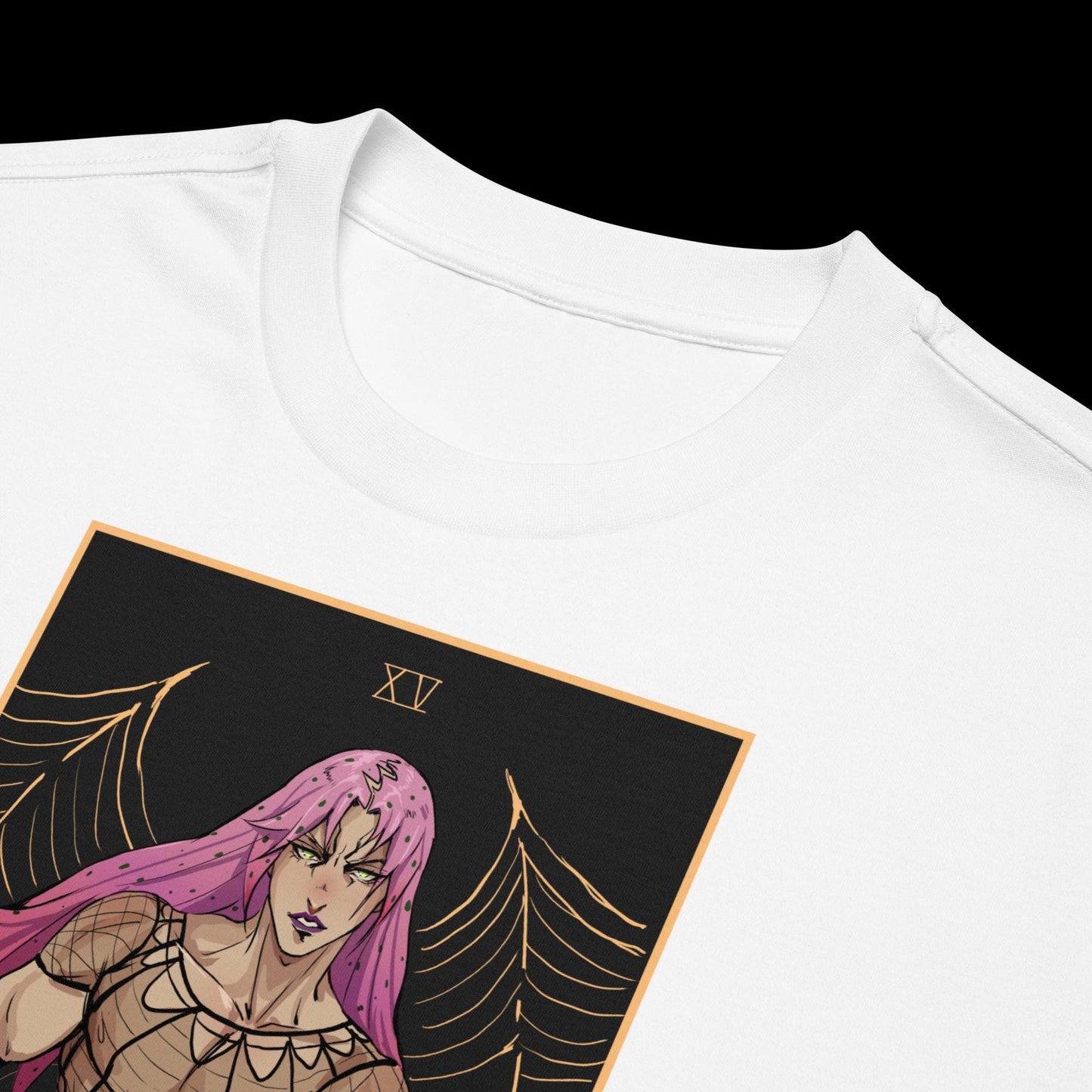 Diavolo Tarot oversized t-shirt (White)