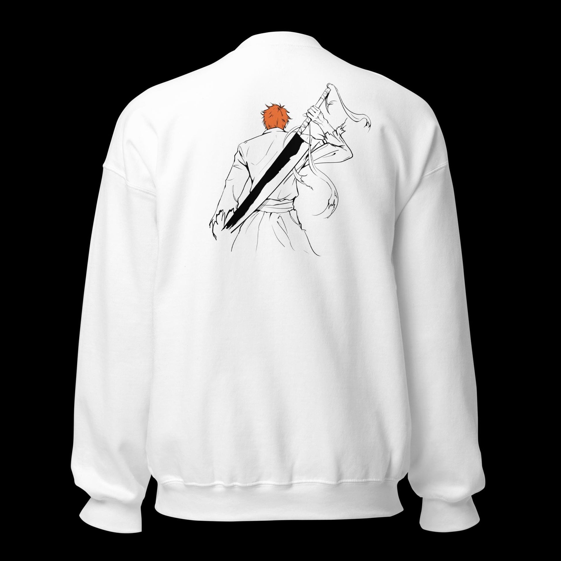 Bleach: Ichigo embroidered sweatshirt (white)