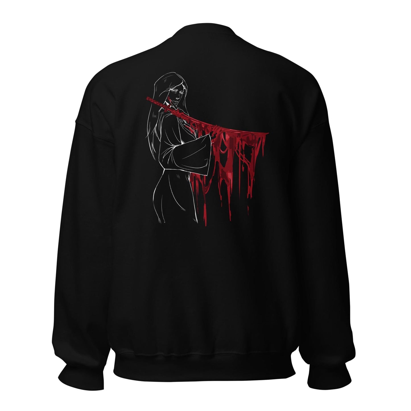 Bleach: Unohana Retsu embroidered sweatshirt(black)