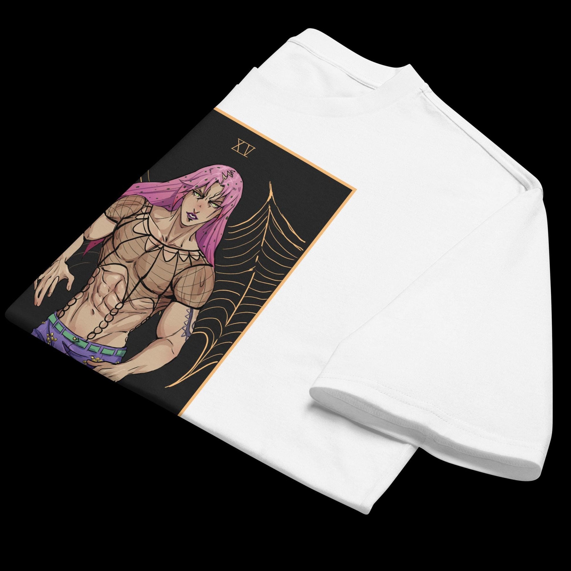 Diavolo Tarot oversized t-shirt (White)