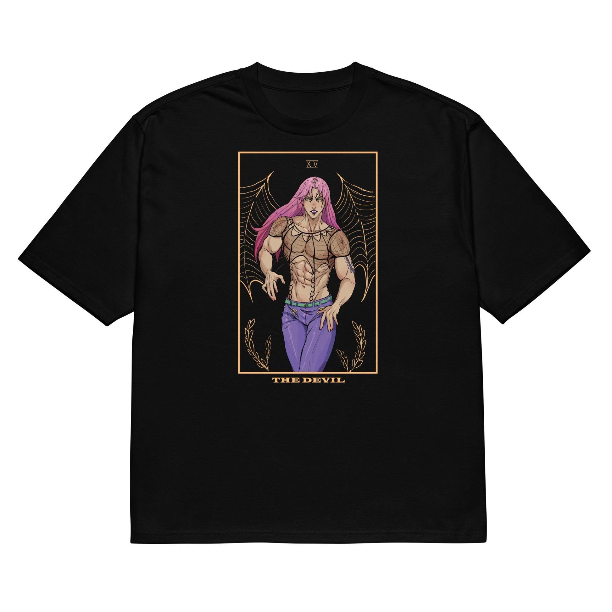 Diavolo Tarot oversized t-shirt (Black)