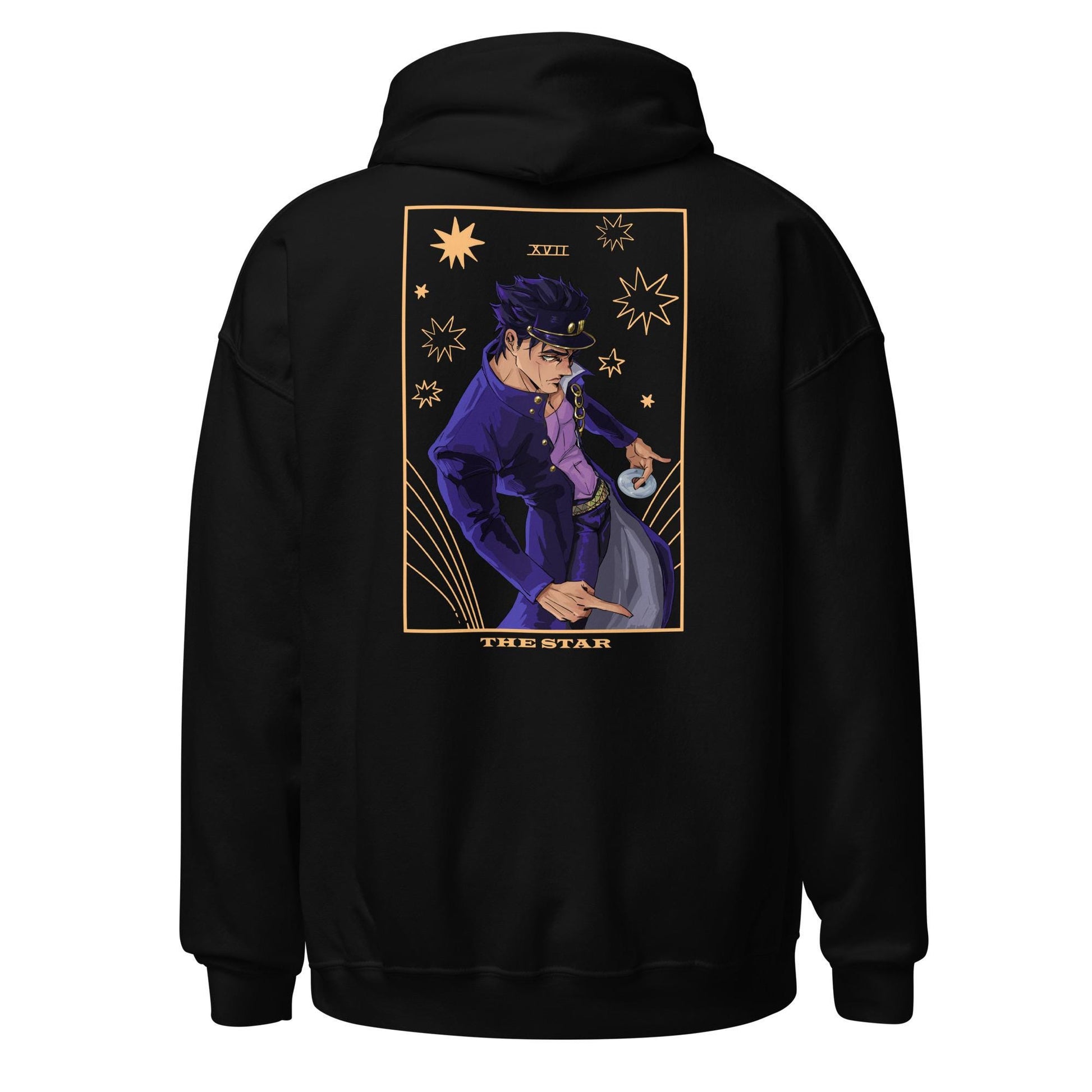 Jotaro Kujo Tarot hoodie embroidered (black)