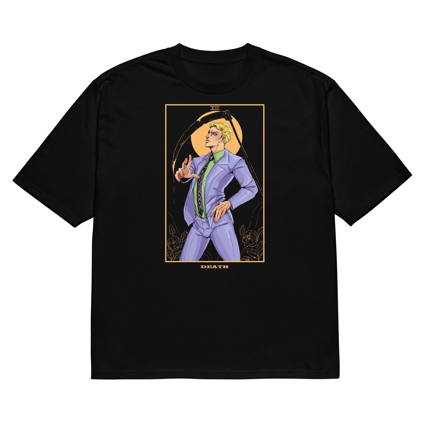 Kira Yoshikage Tarot t-shirt (black)