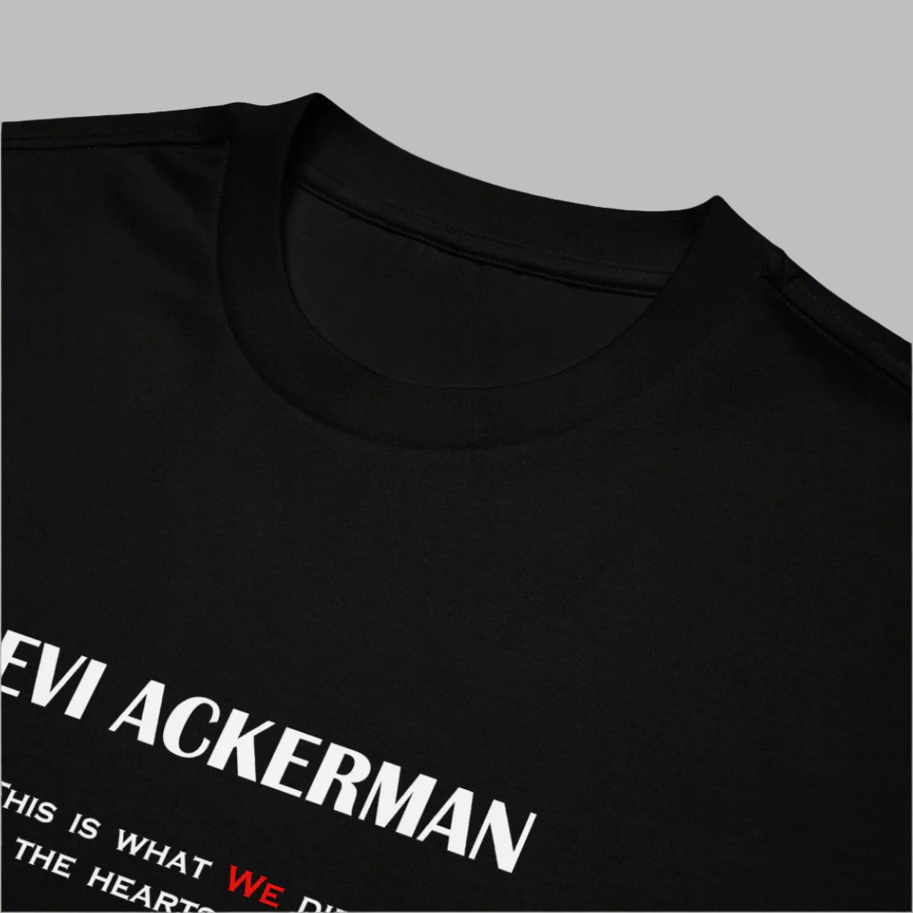 AOT: Levi Ackerman t-shirt(black)